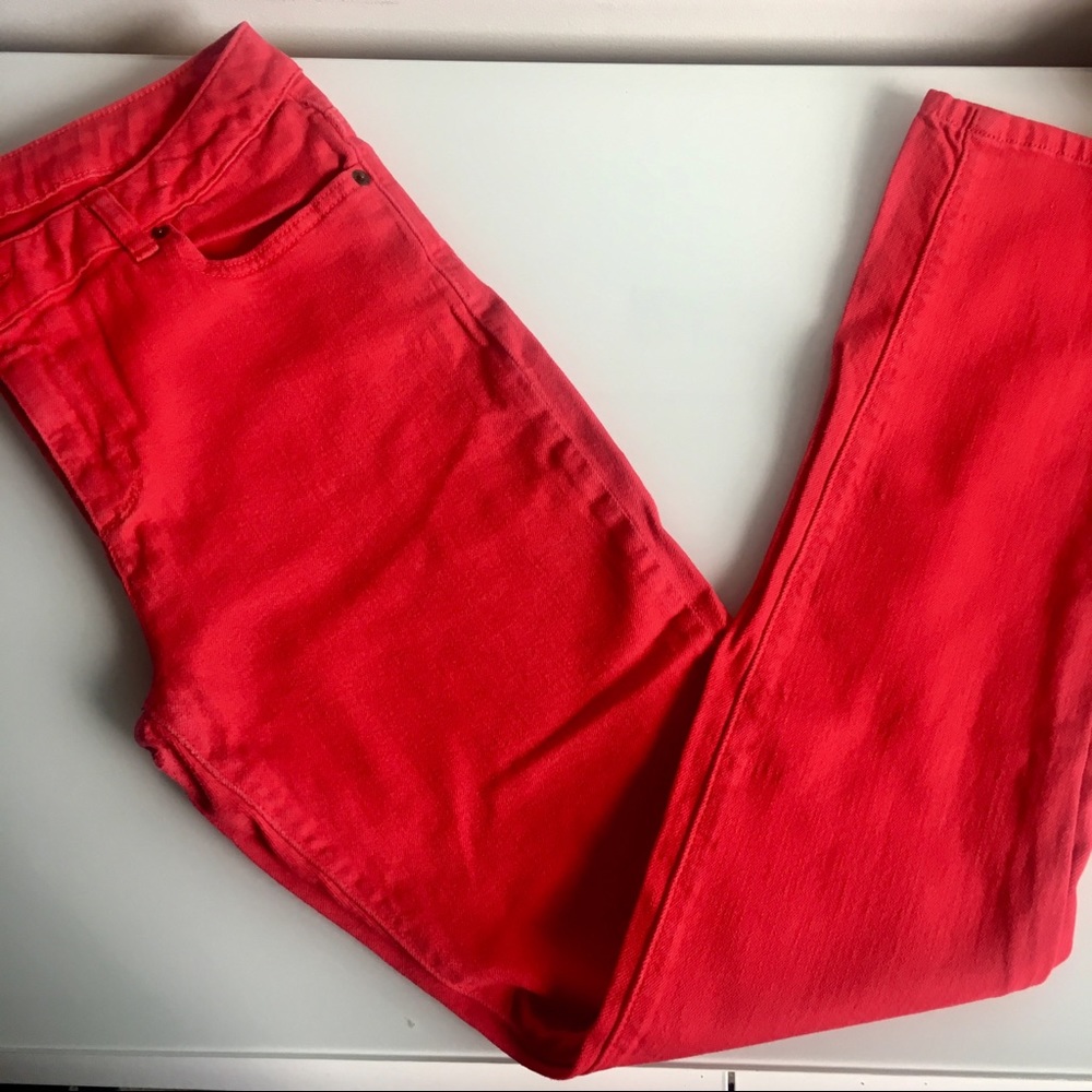 Michael Kors Red Denim Pants